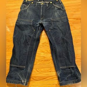 CARHARTT HEAVY DUTY DOUBLE FRONT WORK PANTS